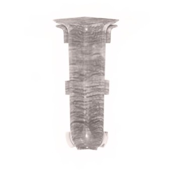 Set colt interior plinta Korner Siena 80, stejar Ceres/Vinge 837, PVC, 80 x 20 mm, 2 bucati/set