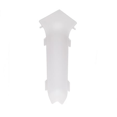 Set colt interior plinta parchet Set, alb 101, PVC, 52 x 22.5 mm, 4 bucati/set