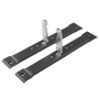 Set conectori coloana cu front usa Dispensa Kesseboehmer, antracit, 25 x 4 x 8 cm