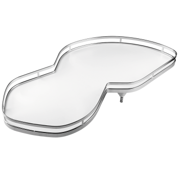 Set cosuri LeMans 2 cu amortizare Arena Style, crom/alb, deschidere dreapta, pentru front de 450 mm