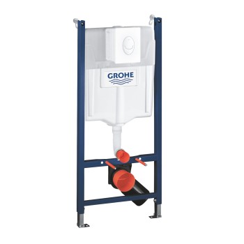 Set rezervor incastrat Grohe Solido 4 in 1, cu vas WC si clapeta, alb, max. 9 l