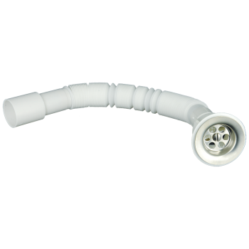 Sifon flexibil cu ventil Crimel, polipropilena, 5/4