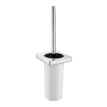 Suport si perie WC Roca, argintiu, 120 x 110 x 408 mm
