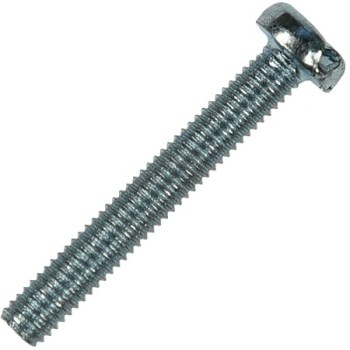 Surub cu cap cilindric crestat, otel zincat, M3 x 10 mm