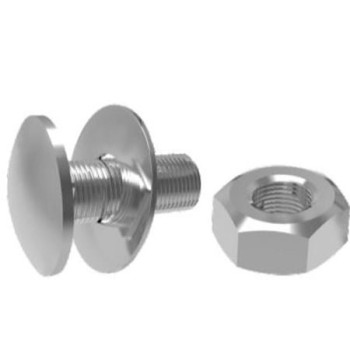 Surub M6 cu piulita Metaksan, otel zincat, 6 mm diametru, 25 mm lungime