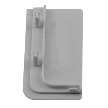 Terminatie dreapta pentru profil aluminiu LB (tip Gola) - L, plastic, gri, 20 mm