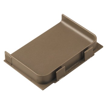 Terminatie profil dublu organizator pentru sertar Scilm, titan, 75 x 51 x 9 mm