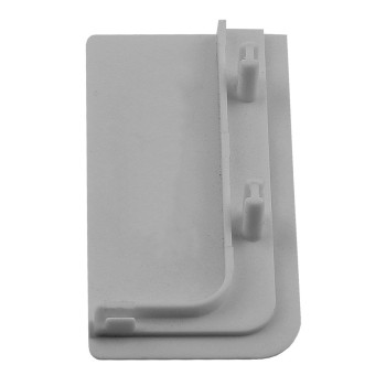 Terminatie stanga pentru profil aluminiu LB (tip Gola) - L, plastic, gri, 20 mm