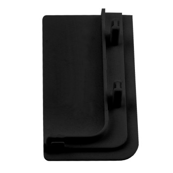 Terminatie stanga pentru profil aluminiu LB (tip Gola) - L, plastic, negru