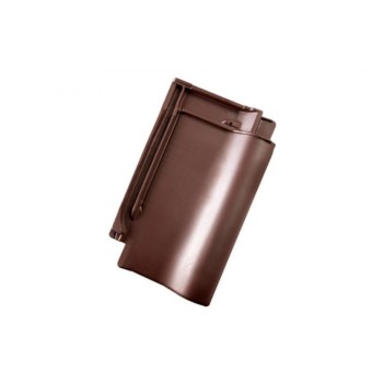 Tigla ceramica Tondach Rumba, maro, mat satinat, 50 x 30 cm