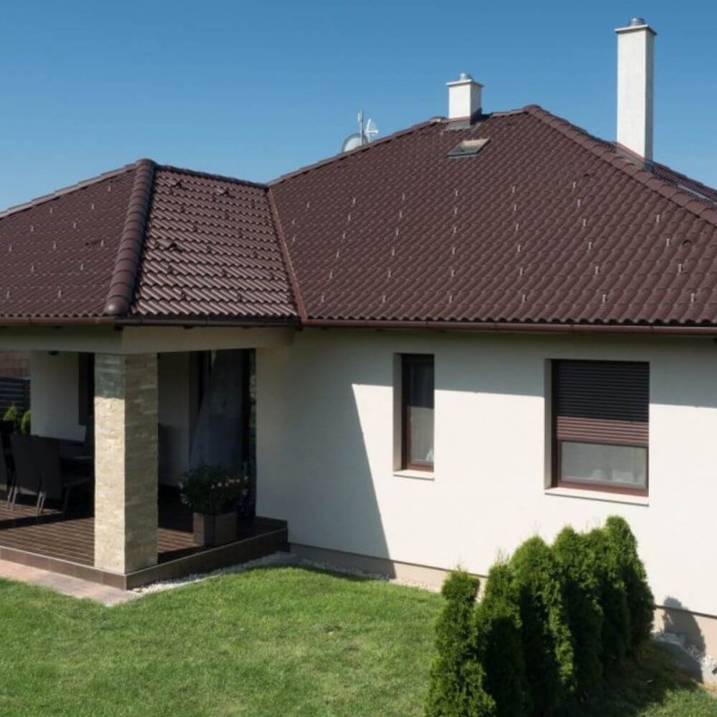Tigla de baza 1/1 din beton Terran Danubia Mocca Rezistor, 330 x 420 mm Tigla de baza 1/1 din beton Terran Danubia Mocca Rezistor, 330 x 420 mm