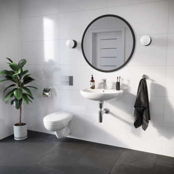 Vas WC Kolo Idol suspendat, ceramica, evacuare laterala, alb