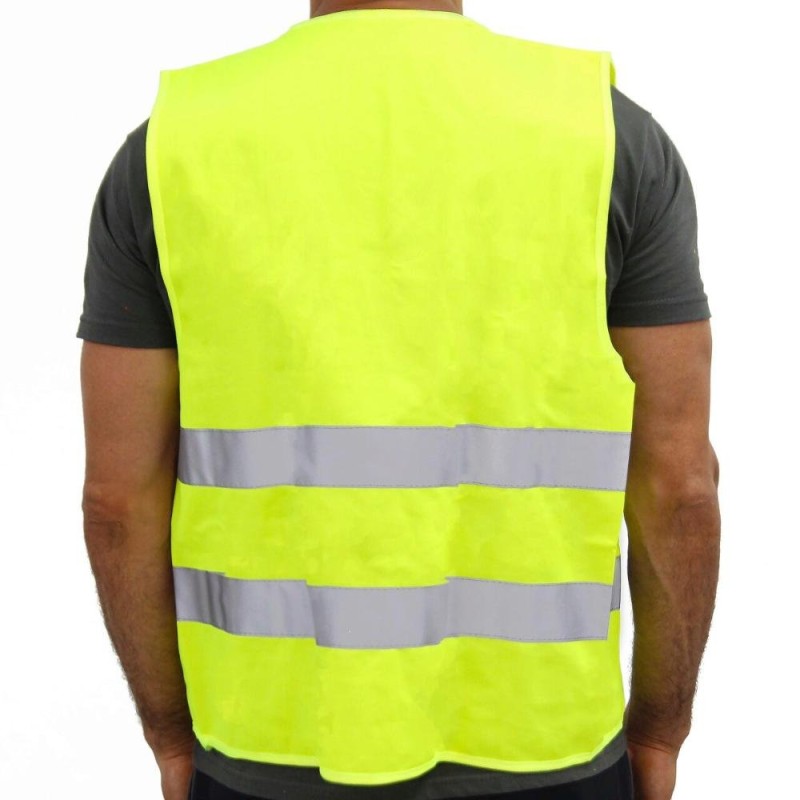 Vesta reflectorizanta, poliester, galben-neon, marimea M