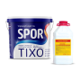 Vopsea lavabila interior Spor Tixo, alb, 15 l + amorsa 5 l