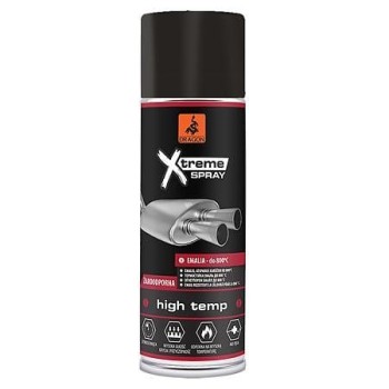 Vopsea spray pentru temperaturi inalte Dragon Xtreme, negru RAL9011, 400 ml