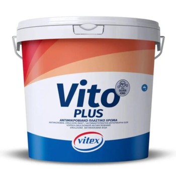 Vopsea super-lavabila cu ioni Ag, Vitex Vito Plus, alb, 15 l
