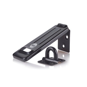 Zavor pentru lacat Yale, otel, 120 mm, negru